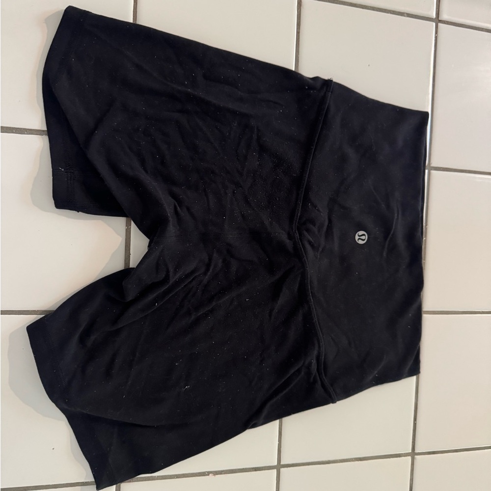 lululemon athletica Black Bike Shorts